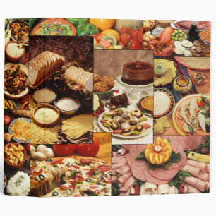 Classeur de grande recette pour les aliments fabul