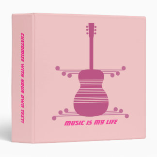 Classeur de guitare rétro, Magenta