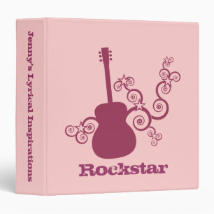 Classeur de guitare Rockstar, Magenta