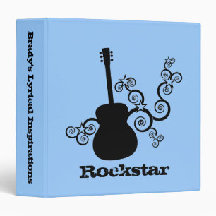 Classeur de guitare Rockstar, noir