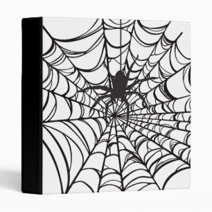 Classeur de Halloween de toile d'araignée