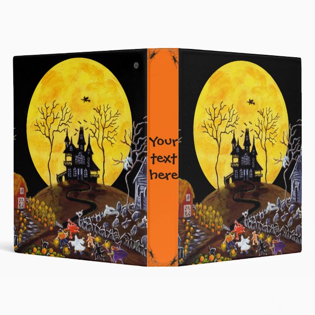 Classeur de Halloween pour les recettes, les (Arrière-plan)