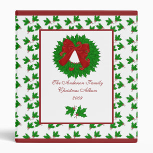 Classeur de houx de Noël