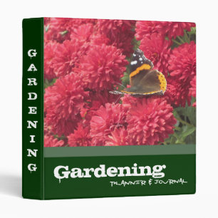 Classeur de jardinage de planificateur et de