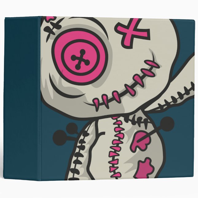 Classeur de jeton Voodoo, capacité papier de 2 po (Devant/Côté)