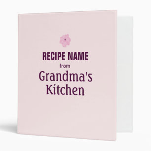 Classeur De la cuisine de la grand-maman