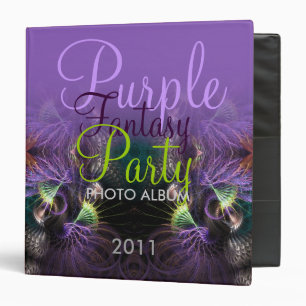 Classeur de la fête d'Imaginaire fractal violet