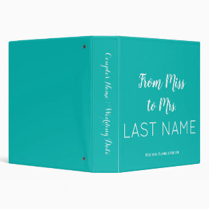 Classeur De la Mlle à Mme Wedding Planning Binder