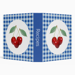 Classeur de la recette de cerises