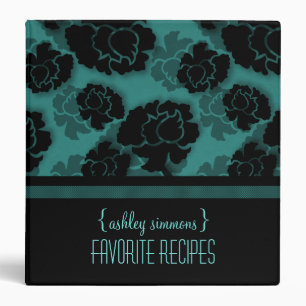Classeur de la recette de décadence florale grungy