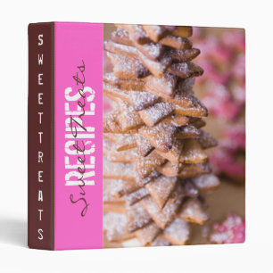 Classeur de la recette de gâteaux sucrés