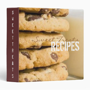 Classeur de la recette de gâteaux sucrés