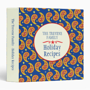 Classeur de la recette de Noël de la famille Paisl