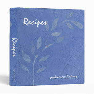 Classeur de la recette de vin bleu