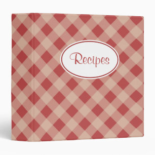 Classeur de la recette du pays rouge