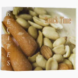 Classeur de la recette du temps de collation
