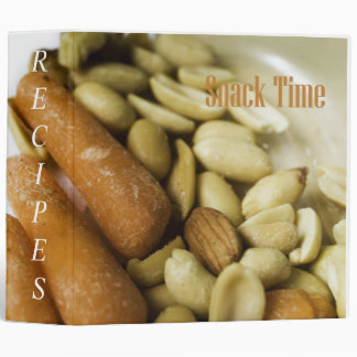 Classeur de la recette du temps de collation