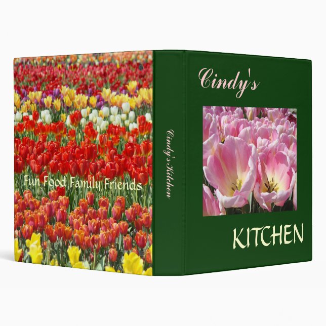 Classeur de la recette KITCHEN Tulips de Nom Perso (Arrière-plan)