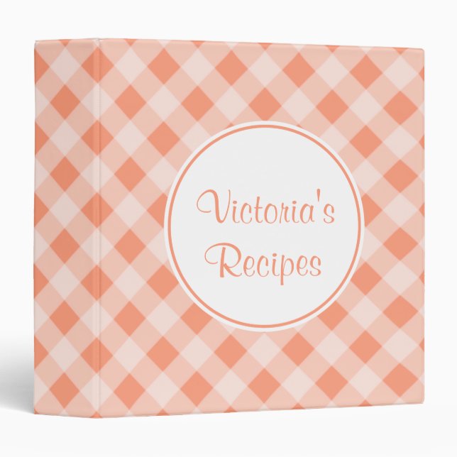 Classeur de la recette Peach (Devant/Côté)