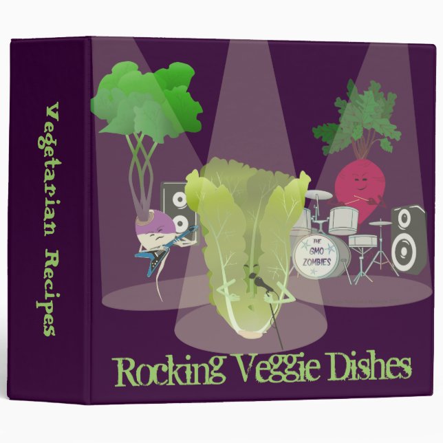 Classeur de la recette Plats de légumes rocheux (Devant/Côté)
