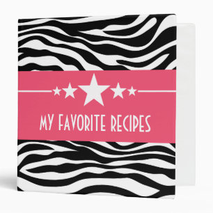 Classeur de la recette Rose Sassy Star Zebra (1,5 