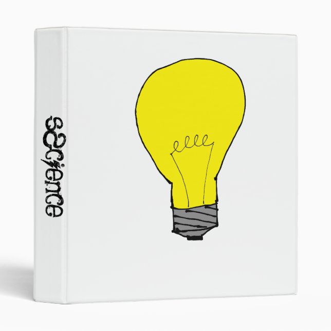 Classeur de la Science d'ampoule (Devant/Côté)