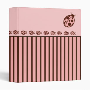 Classeur de Ladybug rose