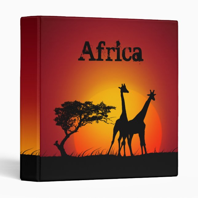 Classeur de l'Afrique (Devant/Côté)