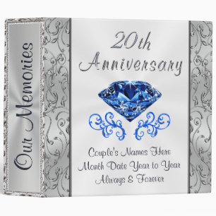 classeur de l'album photo du 20e anniversaire, Pla