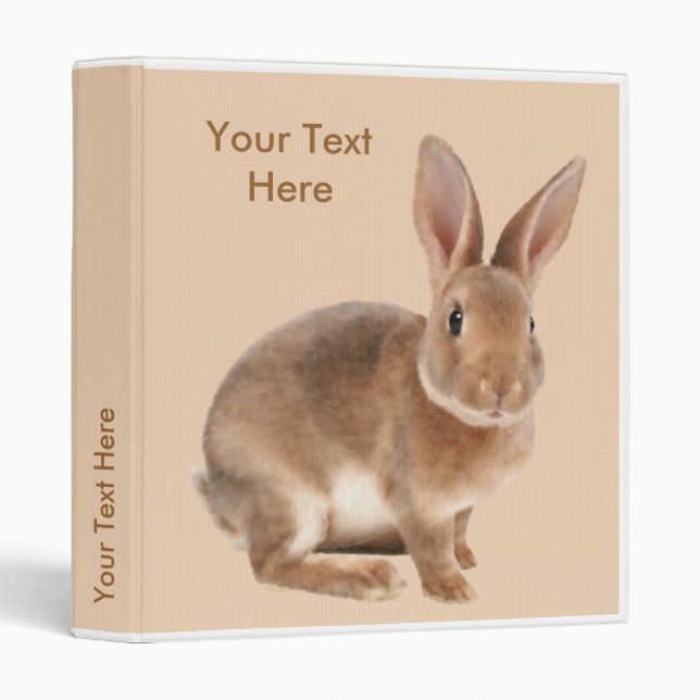 Classeur de lapin de Rex (Devant/Côté)