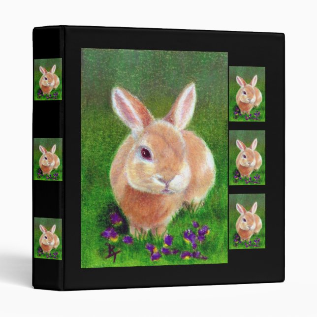 Classeur de lapin de trèfle (Devant/Côté)
