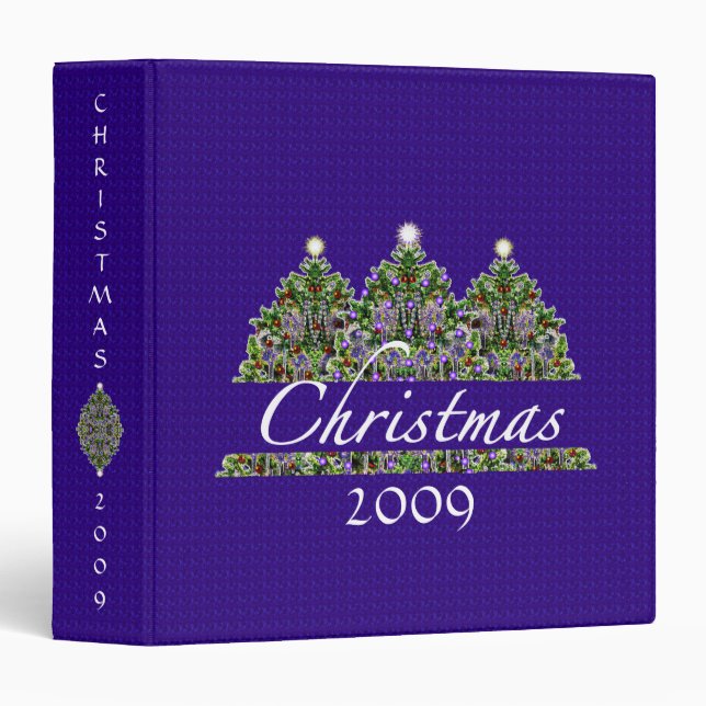 Classeur de l'arbre de Noël (Devant/Côté)