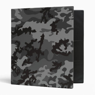 Classeur de l'école de camo noir personnalisé