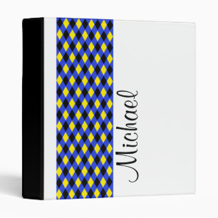 Classeur de l'école de diamant personnalisé