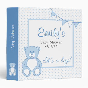 Classeur de livre de bébé d'ours de nounours de
