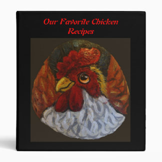 Classeur de livre de cuisine de poulet