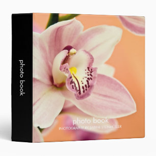 Classeur de livre de photo d'orchidée de Cymbidiu
