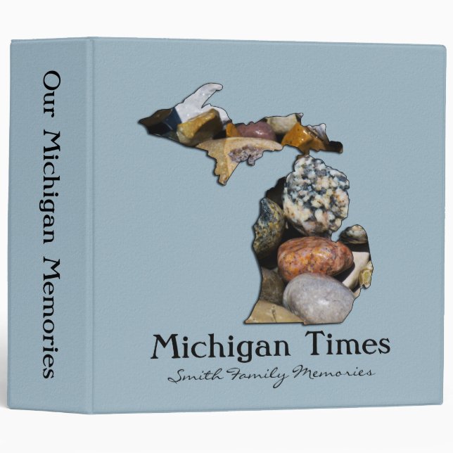 Classeur de livres à scandale du Michigan (2 pouce (Devant/Côté)