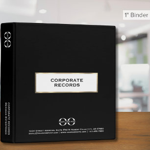 Classeur de livres d'entreprise avec logo personna
