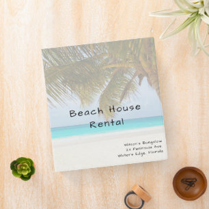 Classeur de location de maison de plage aux palmie