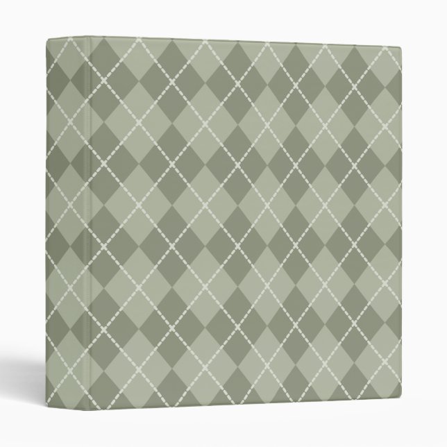 Classeur de l'organisateur de Jacquard vert profes (Devant/Côté)