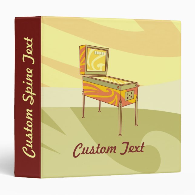 Classeur de machine à pinball (Devant/Côté)