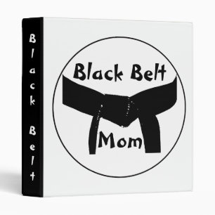 Classeur de maman de ceinture noire d'arts