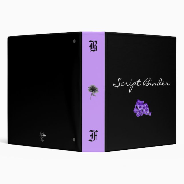 Classeur de manuscrit de forêt noire (pourpre) (Arrière-plan)