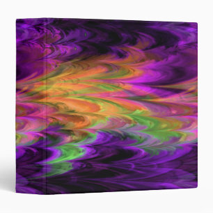 Classeur de marbre d'arc-en-ciel de fractale