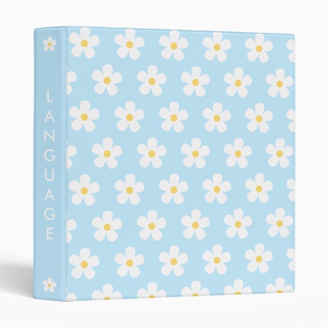 Classeur de marguerite (Devant/Côté)