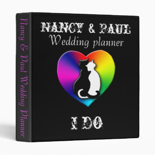 Classeur de mariage avec des chats…
