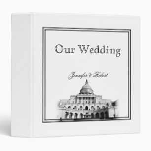 Classeur de mariage de destination de Washington