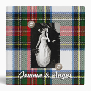 Classeur de mariage de plaid de tartan de Stewart
