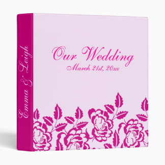Classeur de mariage Rose rose Élégance moderne